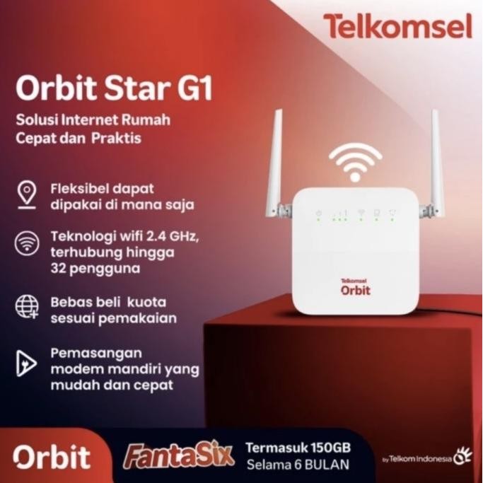 Modem Telkomsel Star G1 (FREE KUOTA 150Gb/6 bln)