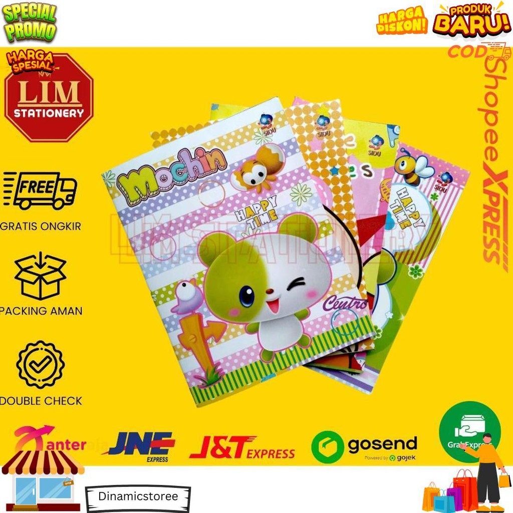 

Ready Cod!! Buku Tulis Sidu 58/38 Lembar (1Pack/10Pcs) Sinar Dunia D Promo Puncak