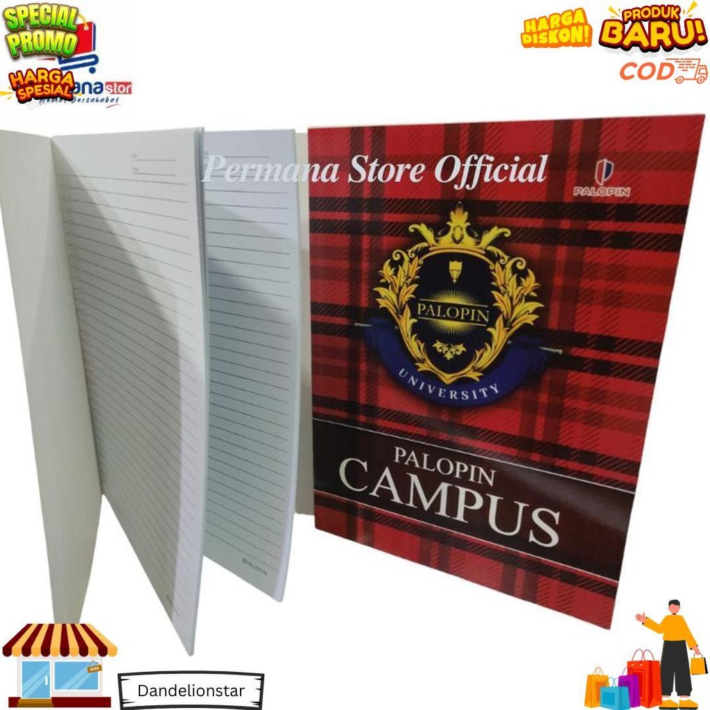 

Buku Tulis Campus 50 Lembar Palopin ( Pack ) D Sale