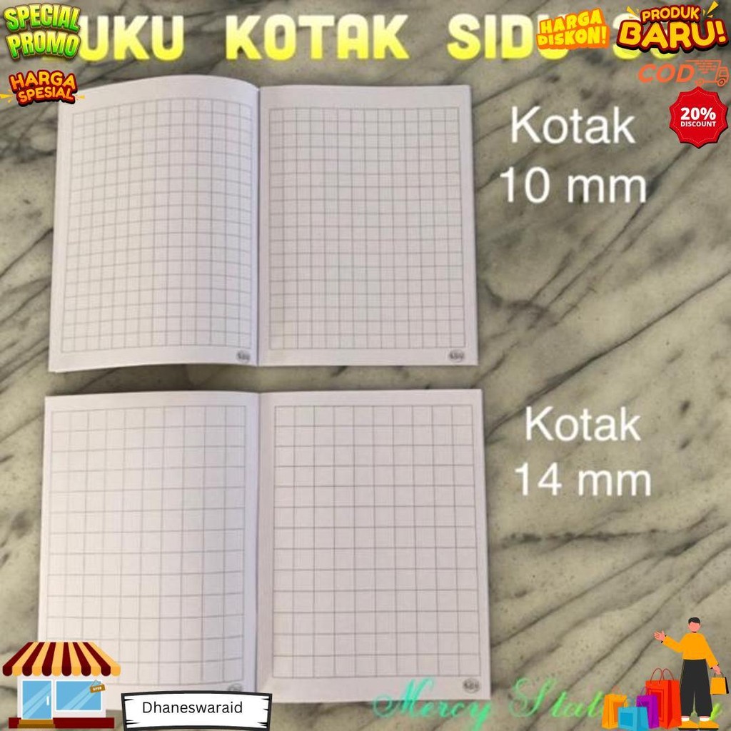 

Buku Tulis Garis Mandarin Kotak Besar Kotak Kecil Sidu Buku Kotak Matematika Strimin Sinar Dunia 38 Lembar Grosir Ecer D Cod