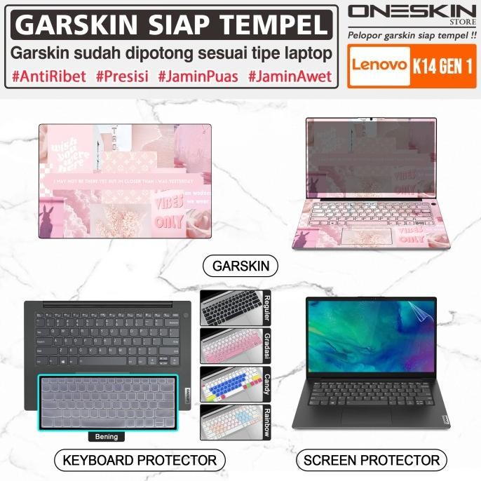 garskin laptop pelindung keyboard screen protector lenovo k14 gen 1