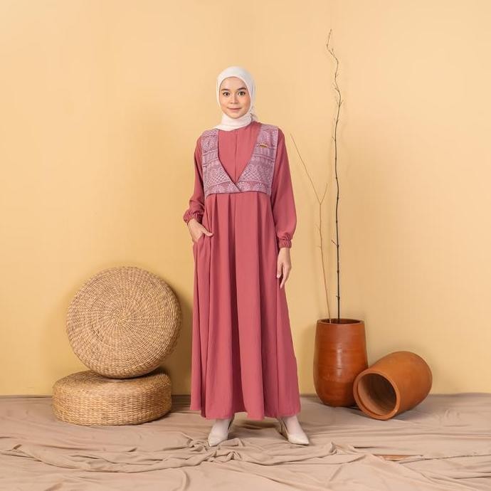 Baru MUSAMMA MAHESA DRESS - Airflow - Gamis Wanita