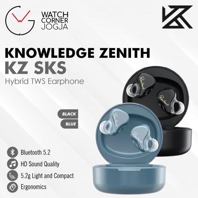 Original KZ SKS TWS Bluetooth Earphone Headset APTX Bluetooth 5.2 with Mic