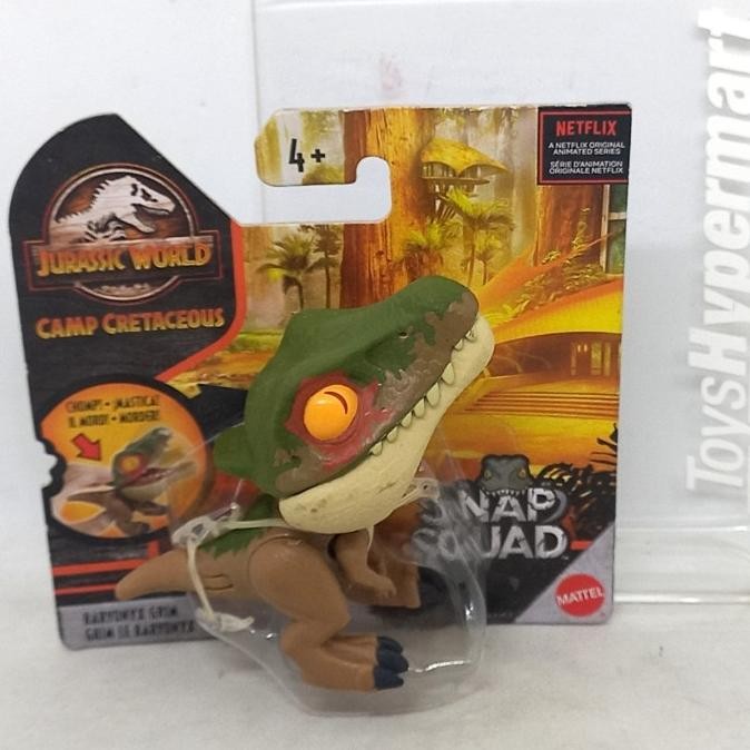 ORIGINAL Baryonyx Grim Snap Squad Jurassic World Mattel