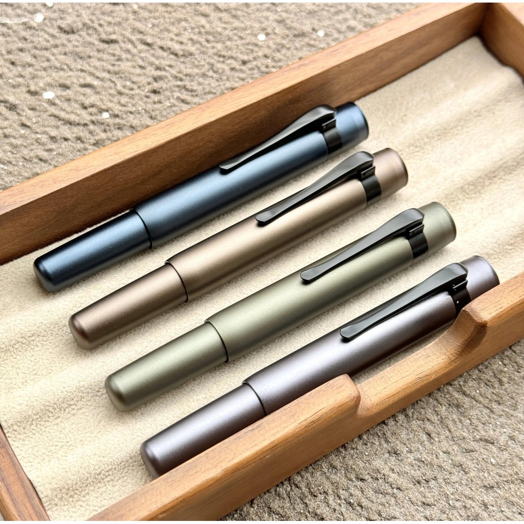 

Hongdian M2 Black Forest Mini Metaverse Sports Pocket Metal Fountain Pen 26# Nib School Office Supplies Writing Stationery Gift