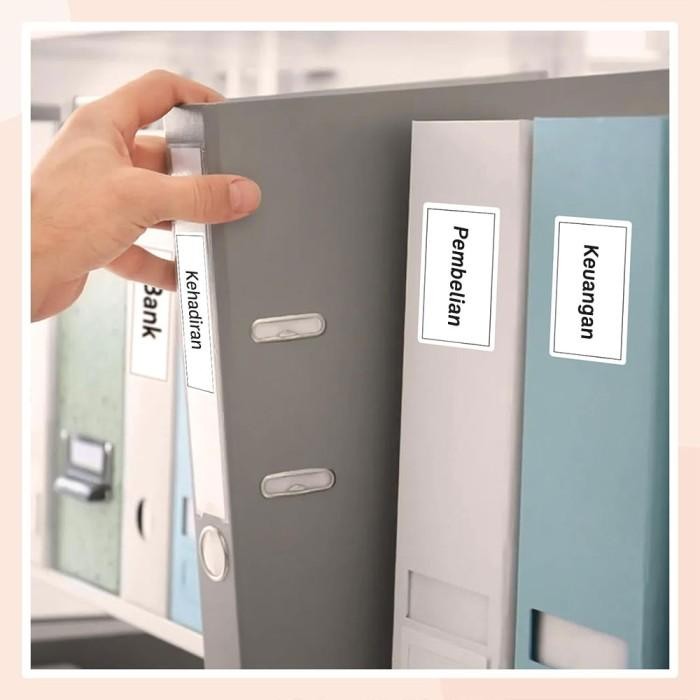 

Paket Kertas Label Folder Khusus Untuk Mesin Label Termal Niimbot B21 - Kertas Label Kantor Ramah Lingkungan, Untuk Pengelolaan Dokumen Original Dan Terpercaya
