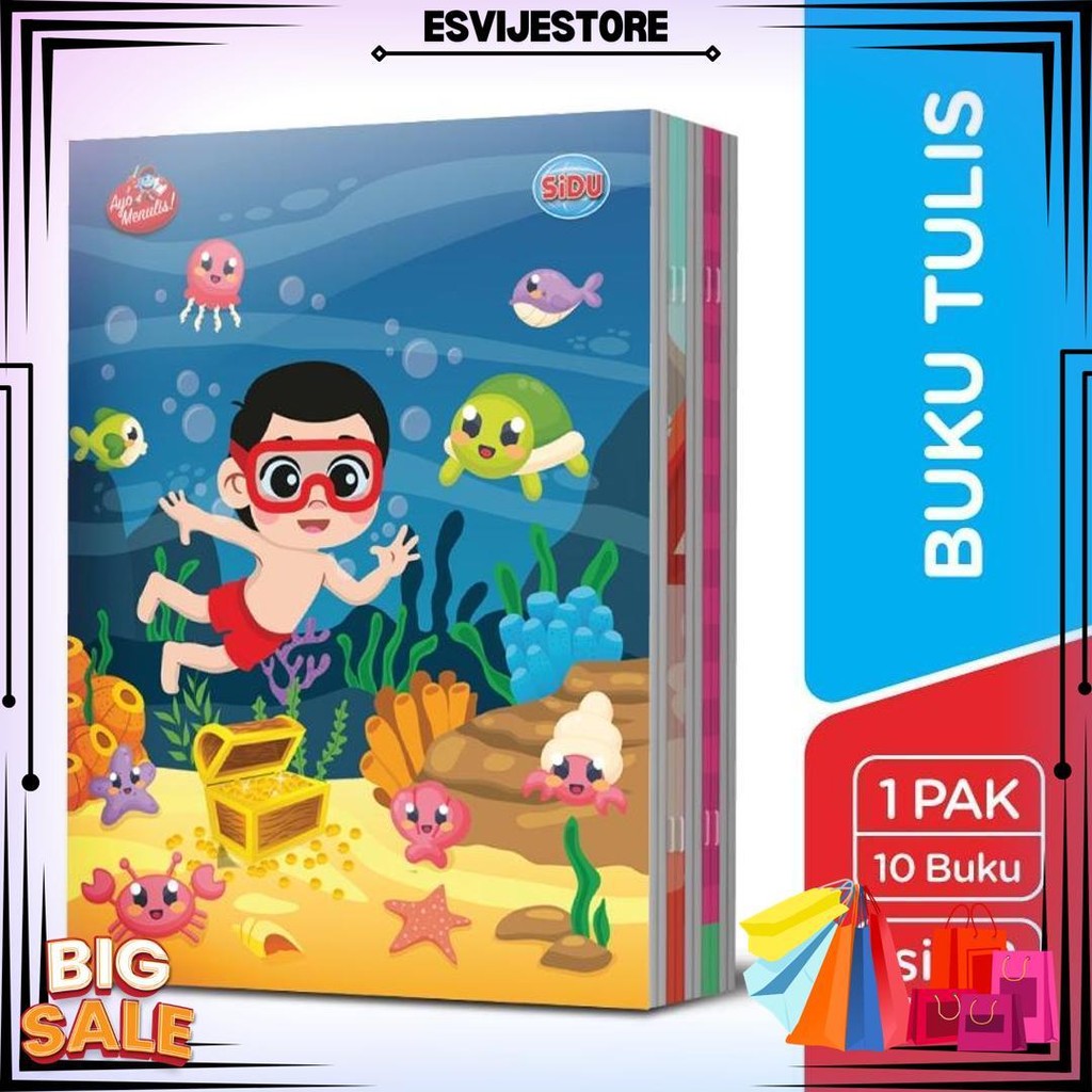 

[1 Pack = 10 Buku] Buku Sidu Isi 38 Lembar D Sale