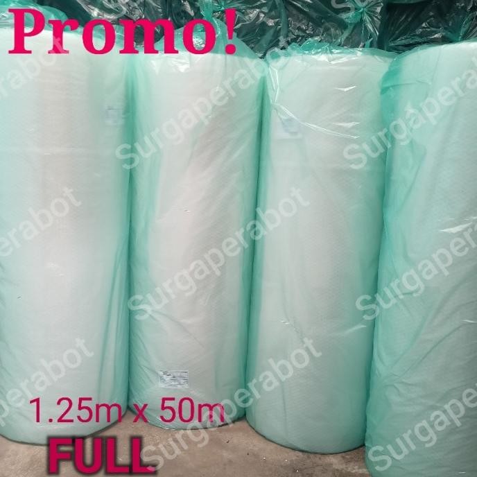 

tersedia bubble wrap putih bening 1 roll murah bandung buble warp premium