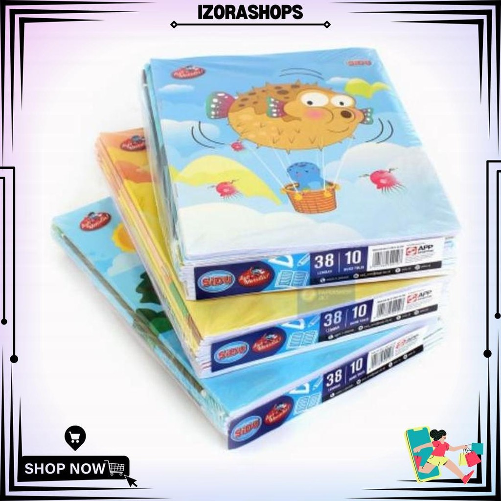 

Buku Tulis Sidu 38 Lembar / Buku Tulis Sekolah ( 1 Pack Isi 10Pcs ) D Promo 4.4