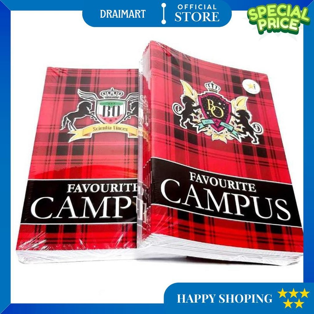 

Harga Grosir (10Buku) Buku Tulis Favourite Campus 36 Lembar Panjang D Terlaris