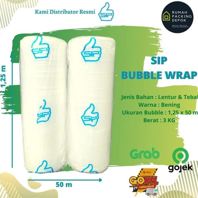 

tersedia bubble wrap murah 1,25 m x 50m