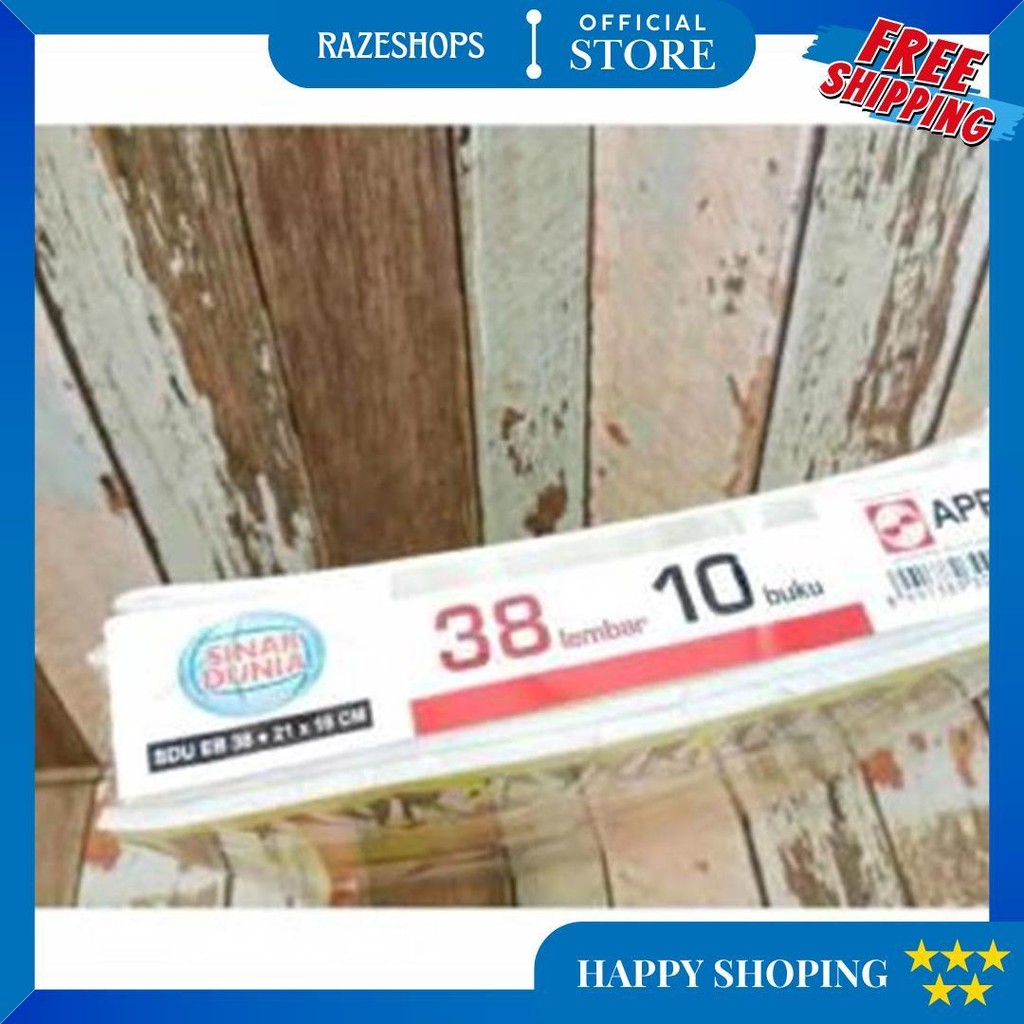 

[Davis]Buku Tulis Sidu 38 (10Pcs) Sin Ar Dunia D Promo 4.4