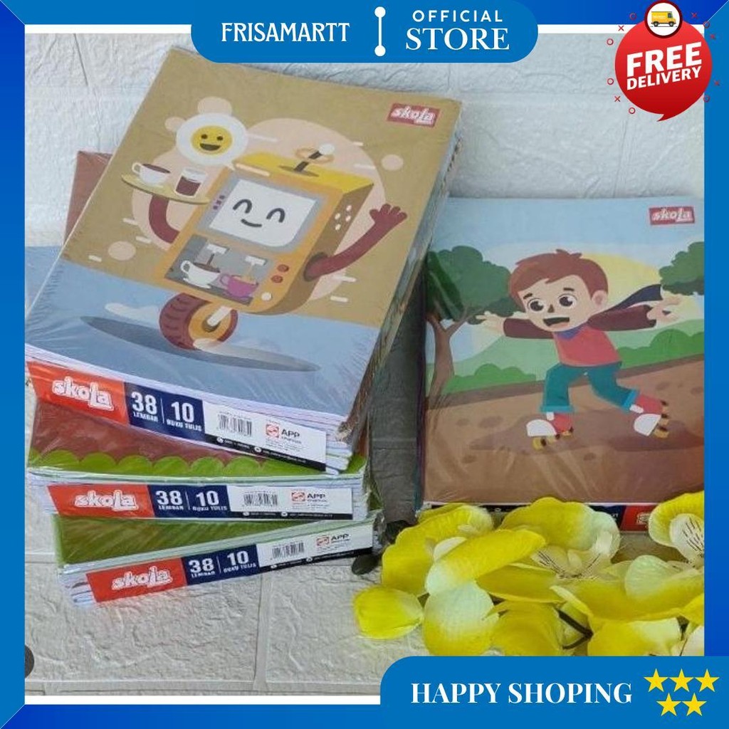 

Buku Tulis Skola By Sidu 38 Lembar 1 Pak Isi 10Pcs D Cod
