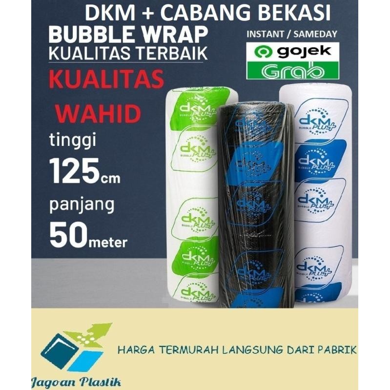 

tersedia bubble wrap dkm + cabang bekasi all varian ukuran 125 cm x 20 m