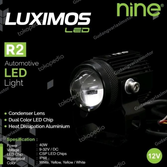 // Luximos R2 Lampu Laser Projie Led Cree Super