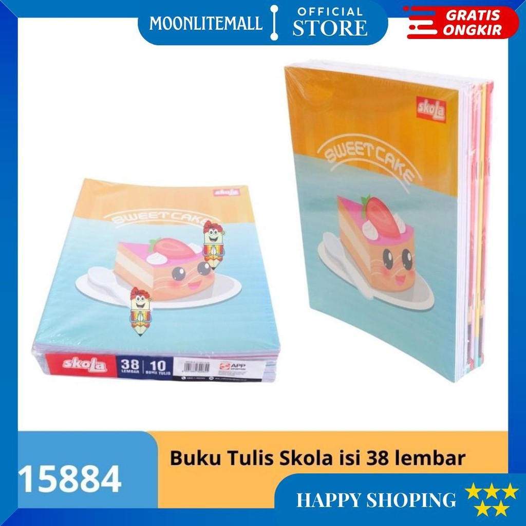 

Buku Tulis Skola Sidu 38 Lembar 1 Pak 10 Pcs D Promo Puncak