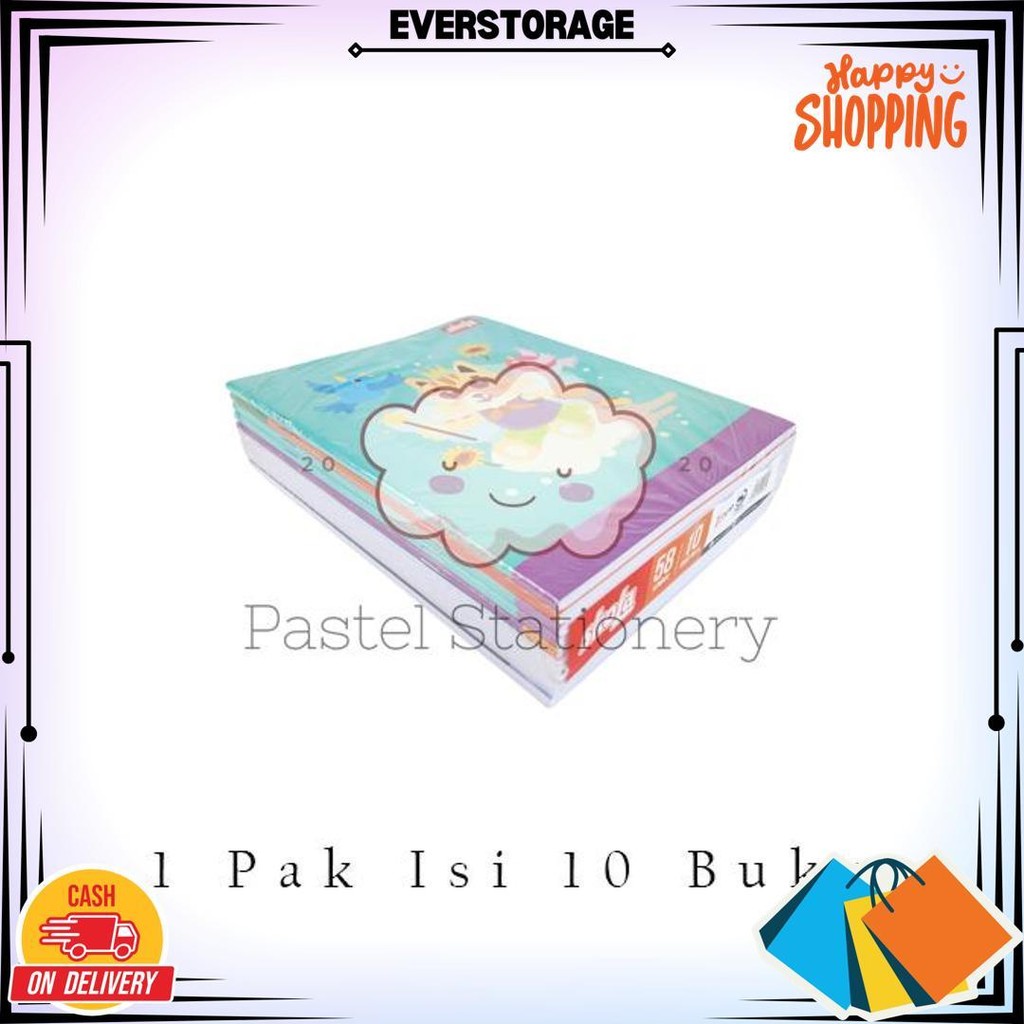 

[Pack] Buku Tulis Skola 58 Lembar 1 Pak Isi 10 Buku By Sidu Sinar Dunia D Promo 4.4