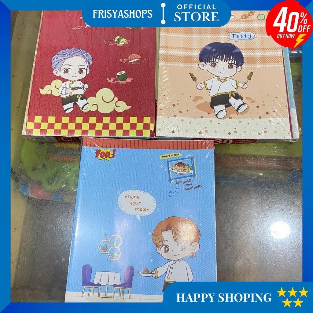 

Buku Tulis You Isi 50 & 58 Lembar (1 Pack Isi 10 Buku) D Terlaris