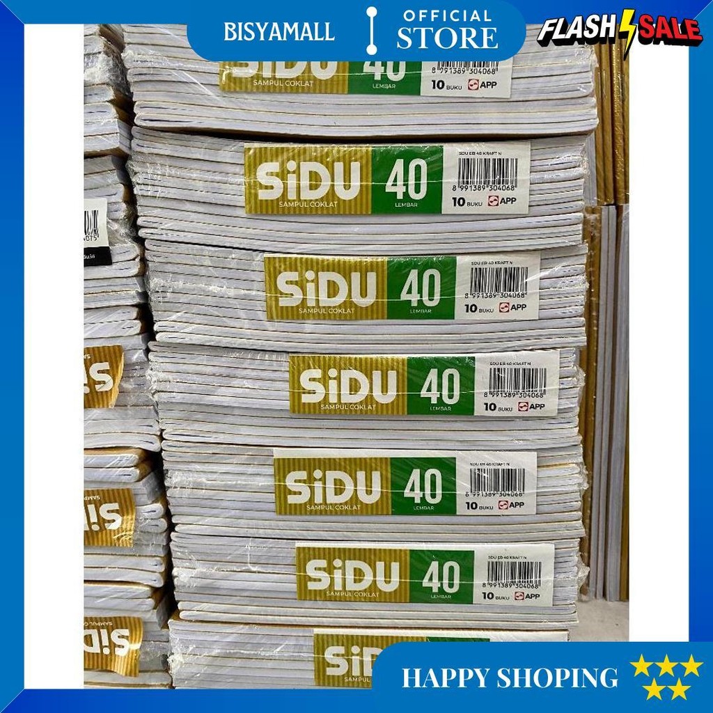 

(Pak) Buku Tulis Sidu 40 Kraft / Buku Tulis Sinar Dunia 40 Lembar 10 Pcs/ Buku Tulis Murah D Termurah