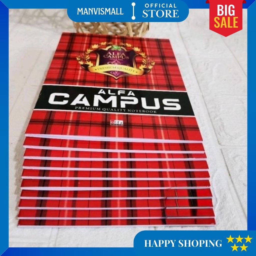 

Buku Tulis Alfa Campus 38 Lembar 10 Buku Ukuran Buku Tulis Kwarto/Ukuran Buku Tulis Biasa D Terlaris