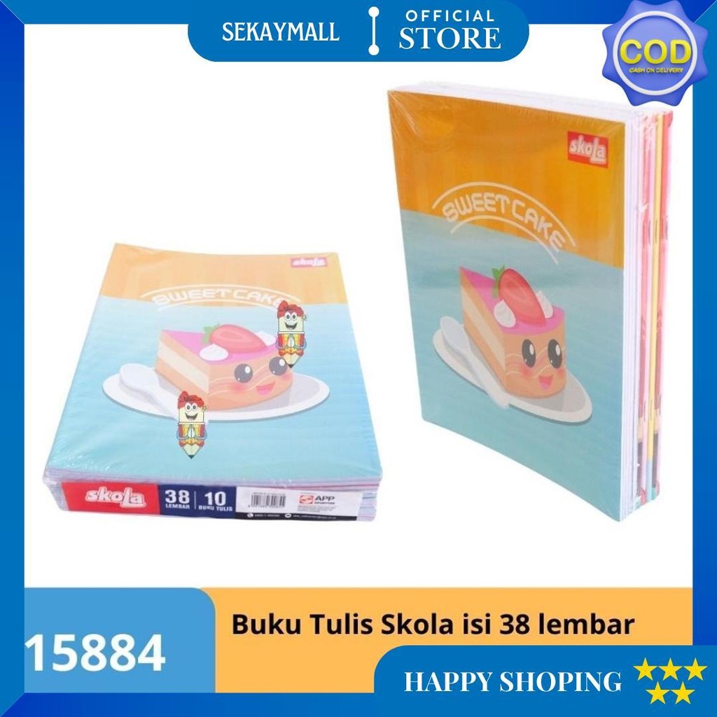 

10 Pcs Buku Tulis Sidu Skola 38 Lembar D Terlaris