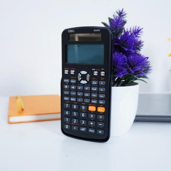 

Deli Kalkulator Ilmiah / Kalkulator Sekolah / Scientific Calculator 552 Fungsi Kurikulum Indonesia CD991ID Alat LDS
