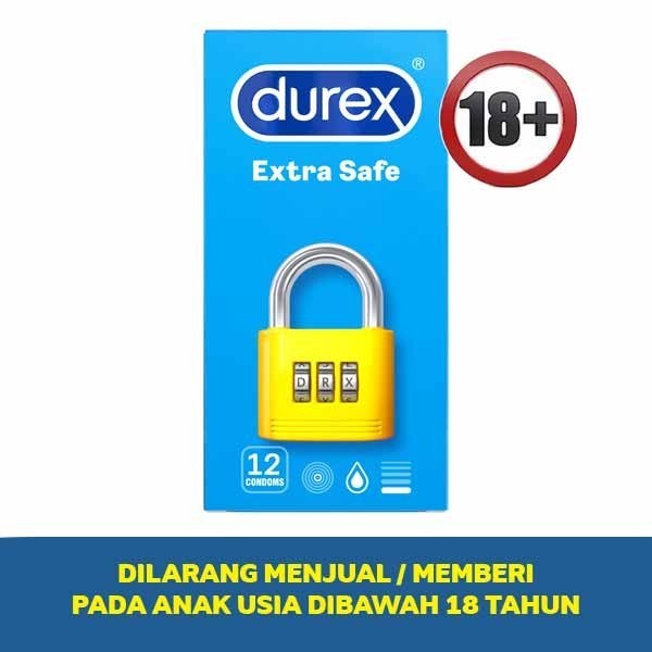 KONDOM DUREX EXTRA SAFE 12'S