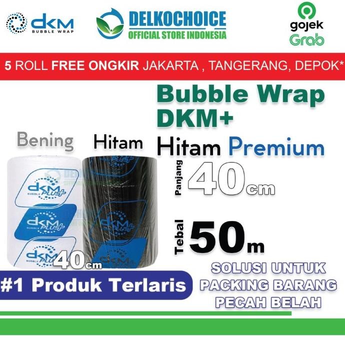 

tersedia plastik bubble wrap 40cm x 50m premium dkmplus bubblewrap gojek / roll