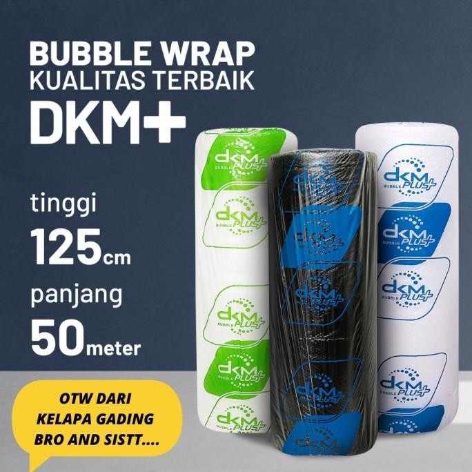 

tersedia plastik bubble wrap hitam | plastik bubble wrap bening dkm+ 12cm x 50m