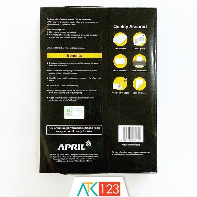 

Kertas HVS A4 75 gsm - Ekon Copy murah