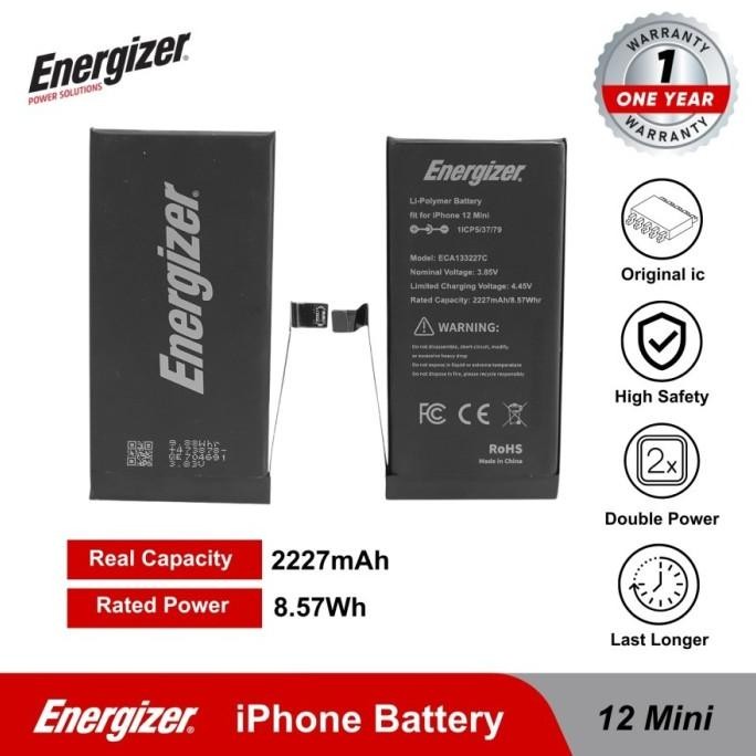Terlaris Batre Baterai Battery Energizer - Iphone 12 / 12 Mini / 12 Pro / 12 Pro Max Original