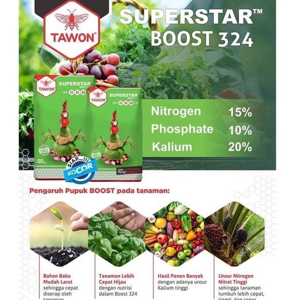 Bisa Cod Benih Seribuan - Pupuk Npk Booster 15-10-20 + Te Cap Tawon ,