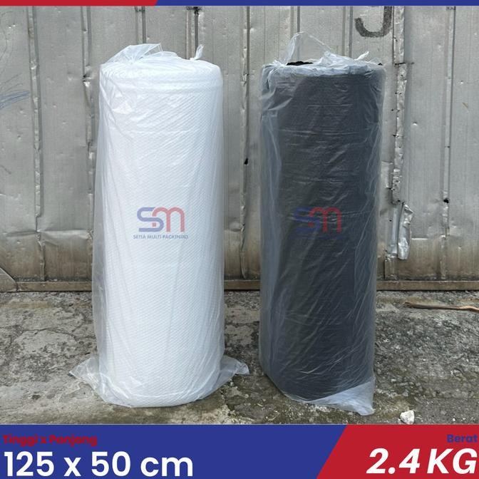 

tersedia bubble wrap roll 2.4 kg ukuran 125 x 50