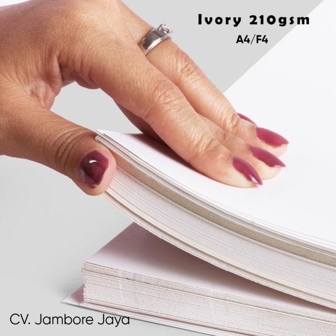 

Kertas Ivory Board FoodGrade / Karton Ivory 210 Gsm / 210 Gram F4 / A4 murah