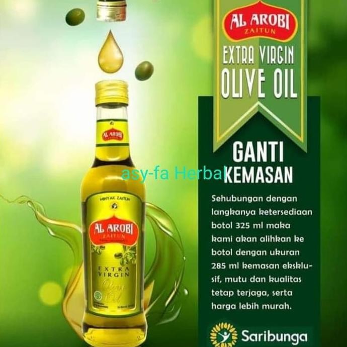 

tersedia minyak zaitun al arobi isi 325 ml gratis bubble wrap