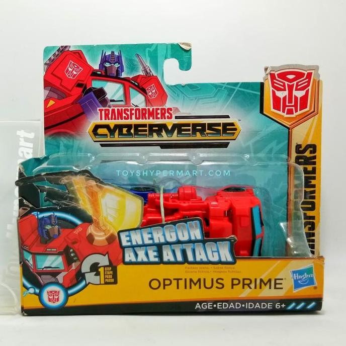 ORI Optimus Prime Energon Axe Attack Transformers Cyberverse Hasbro