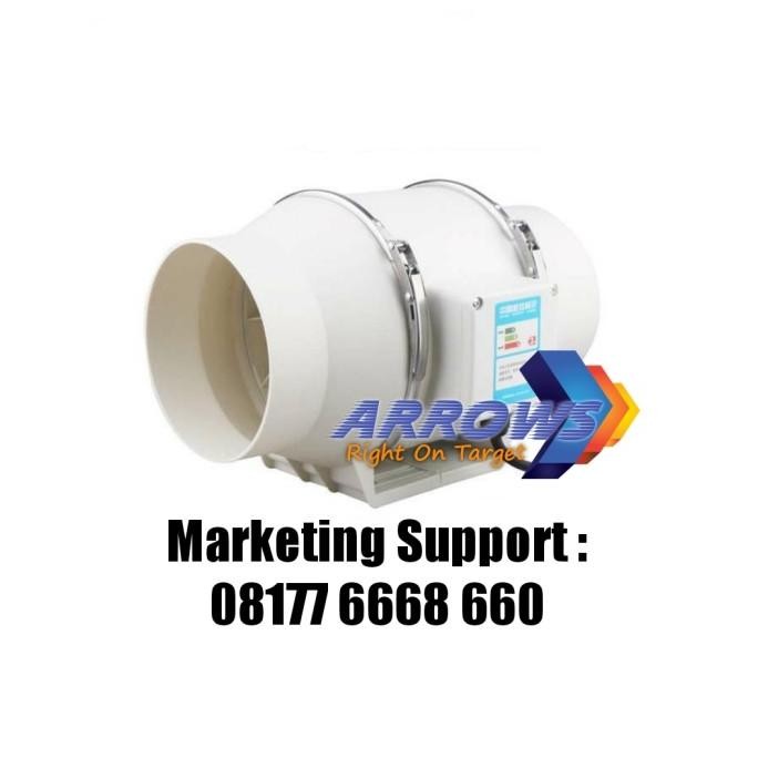 ready Inline Fan 4 inch Inline Fan PP Plastik 4 inch Duct Inline PP 4 inch