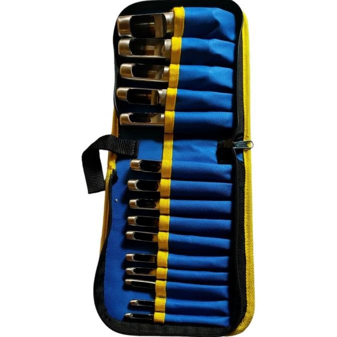 

PLONG PELUBANG KULIT SET - ALAT PEMBOLONG PELUBANG KULIT SET 15 PCS ORIGINAL DAN TERPERCAYA