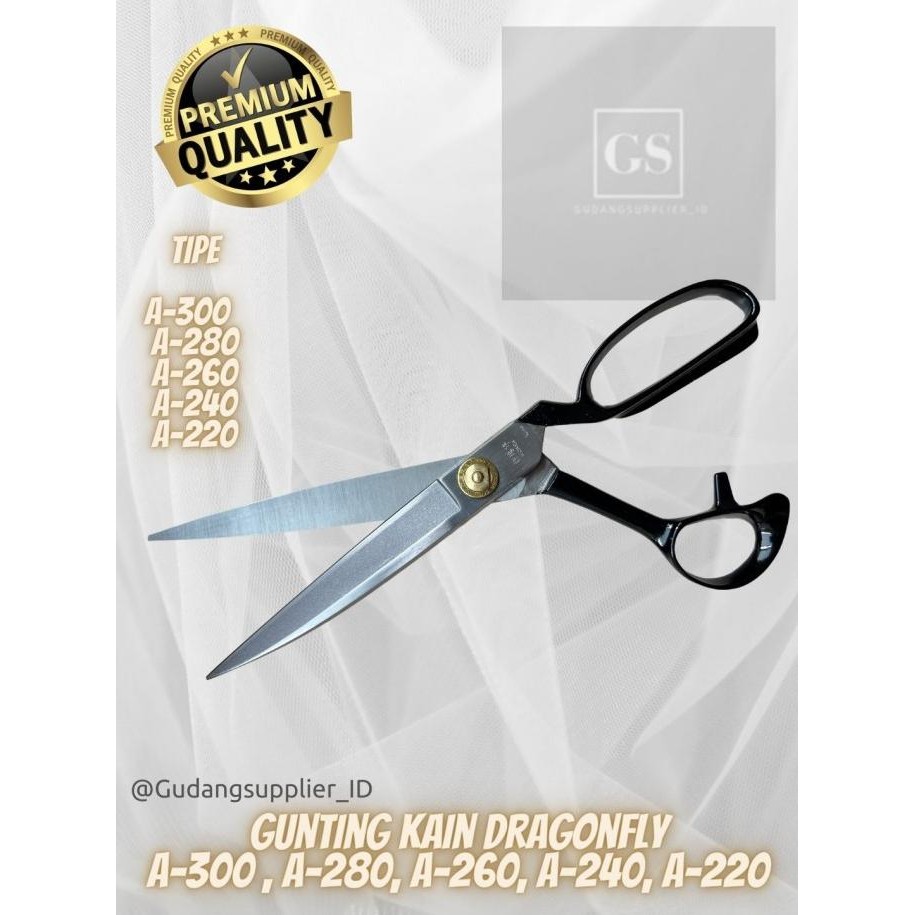 

GUNTING KAIN DRAGONFLY KOREA TAILORING SCISSOR BEST QUALITY