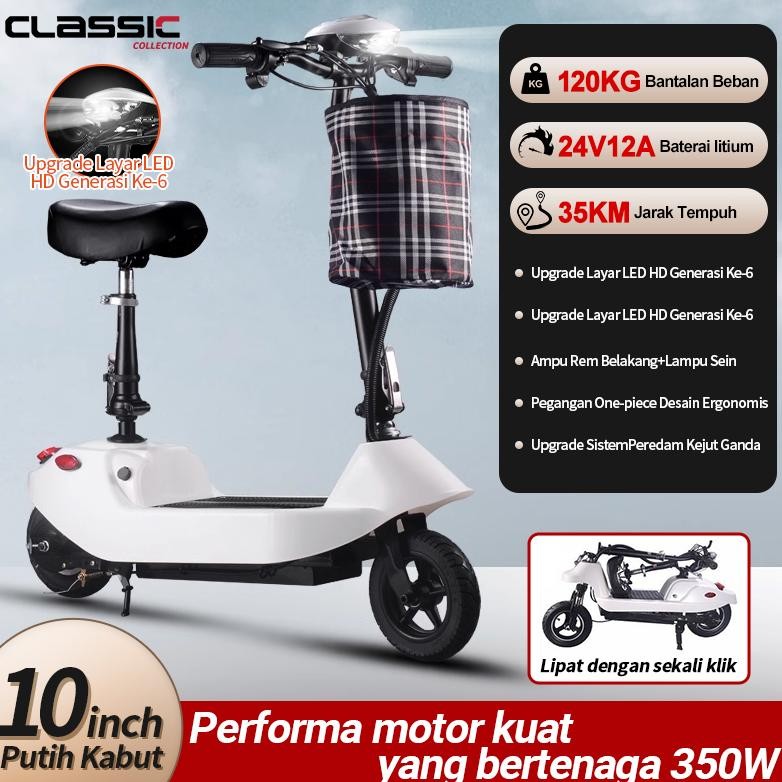 Skuter Elektrik /Skuter Listrik dewasa / Electric Scooter/Foldable Smart Balance Wheel Hoverboard-de