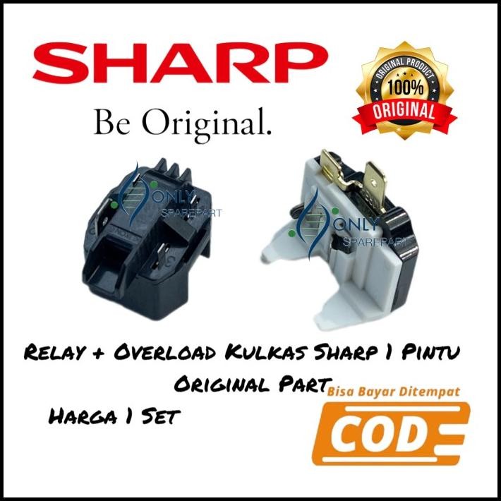 Relay Ptc Overload Kulkas Sharp 1 Pintu Original Relay Kulkas Sharp