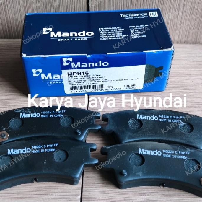 * Kampas Rem Depan Hyundai Atoz Kia Visto 2001 Kebwh *