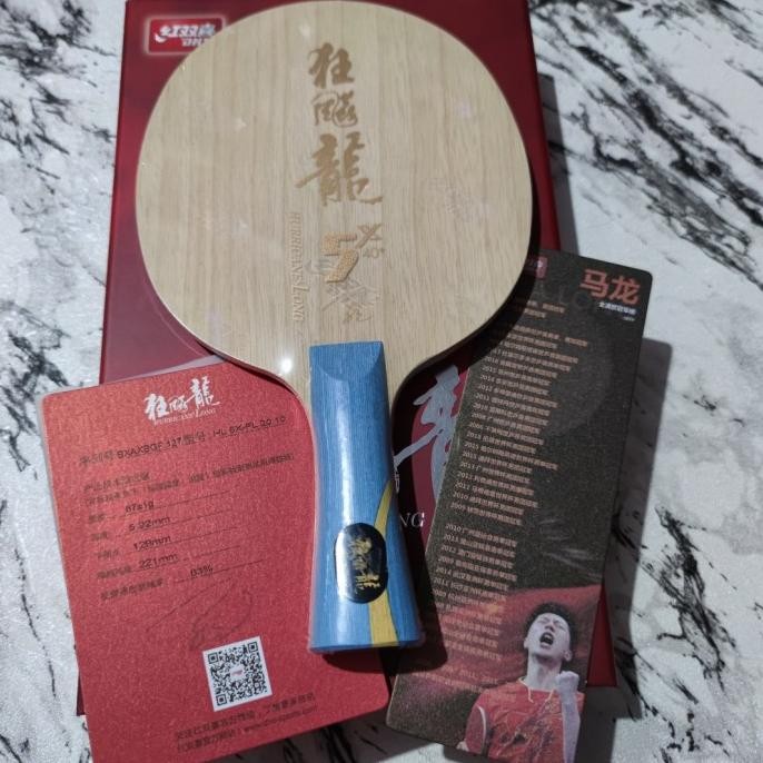 DHS HURRICANE LONG 5X - Bet pingpong Tenis meja ori kayu juara dunia