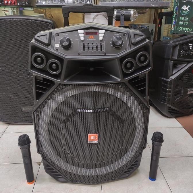 Promo Speaker Aktif Portabel Wireless 18Inch Jdl Q-18 Pro Bluetooth Original