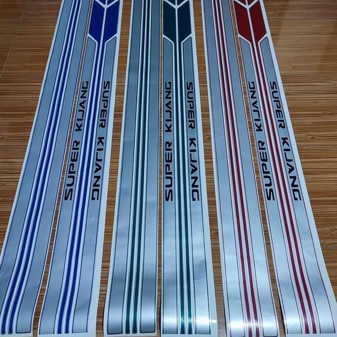 Stiker Striping Toyota Kijang Super List Body Kijang Super Kendaraan