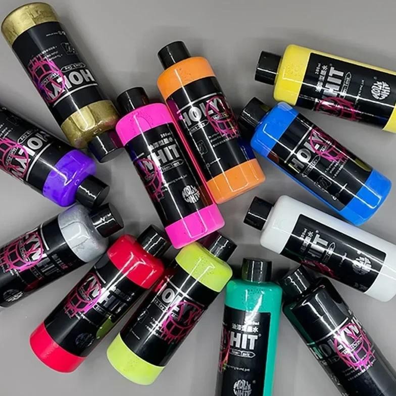 

1Pcs 200Ml Graffiti Flow Pen Ink Colors Oil-Based Waterproof Light-Resistant Non-Erasable Strong Coverage Marker Pen Ink