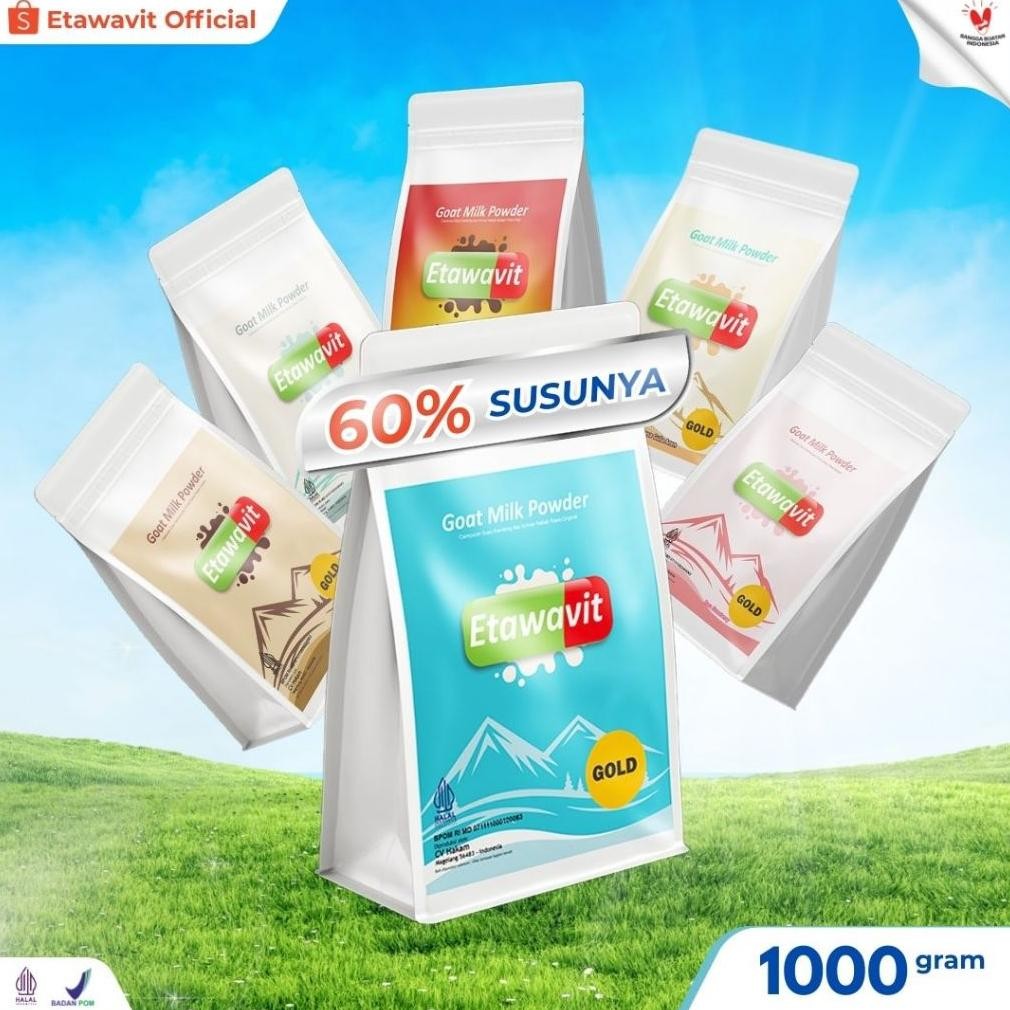 

Etawavit Susu Kambing Bubuk Etawaku 1000 Gr