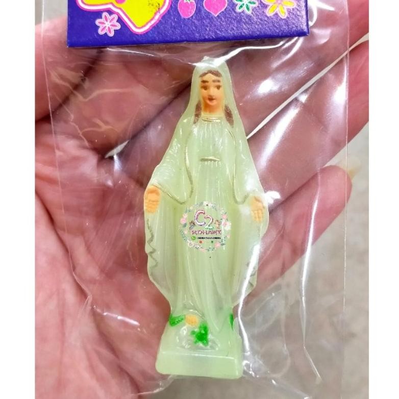 To94 Patung Bunda Maria Fosfor Mini S09 (2744) - Patung Maria Berkualitas