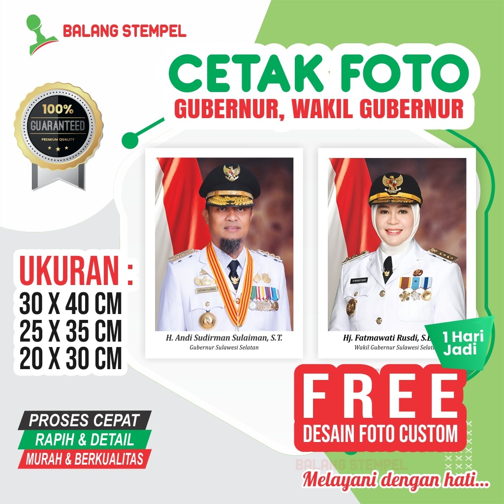 

Cetak Gambar Gubernur Gratis Desain Foto Cutom Sesuai Wilayah
