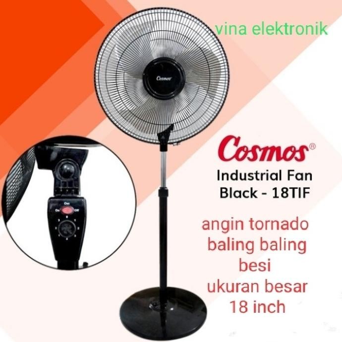 ready kipas angin stand fan cosmos 18 tif kipas tornado 18 inch besi
